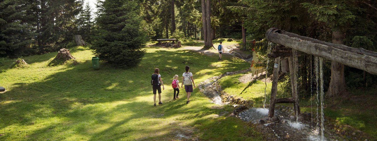 Die Zauberwasser im Familienpark, © Tirol Werbung/Frank Bauer